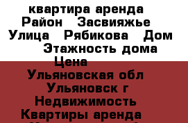 квартира аренда › Район ­ Засвияжье › Улица ­ Рябикова › Дом ­ 85 › Этажность дома ­ 9 › Цена ­ 10 000 - Ульяновская обл., Ульяновск г. Недвижимость » Квартиры аренда   . Ульяновская обл.